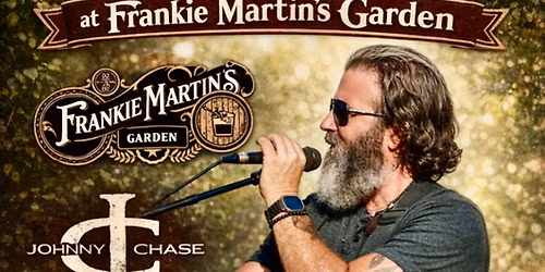 LIVE Acoustic Sunday Brunch Weekly at Frankie Martin\u2019s Garden w\/Johnny Chase 11am-2pm