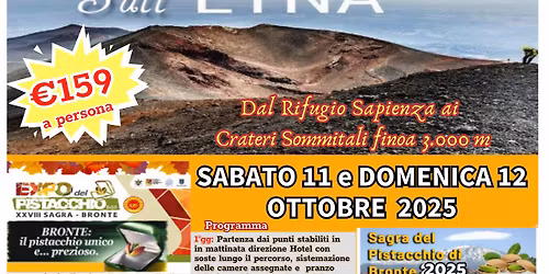 WEEK-END Sull'Etna & Bronte