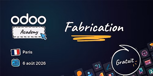 Odoo Academy Fabrication - Paris