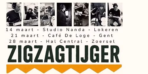 Zigzagtijger in caf\u00e9 de loge Gent