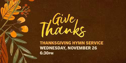 Thanksgiving Eve Worship at Good Shepherd Owatonna