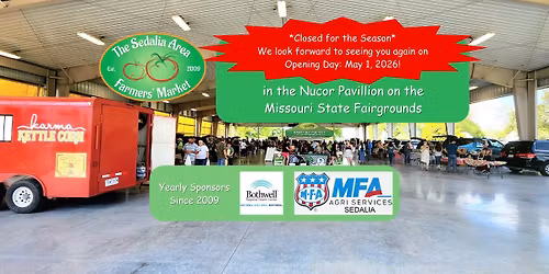 Sedalia Area Farmers\u2019 Market - Opening Day! 