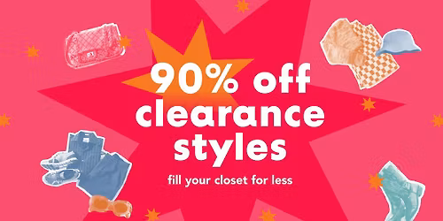 90% OFF Clearance Event 