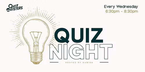 Quiz Night at Cascade Brewery Bar