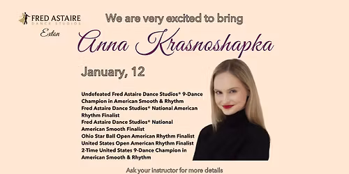 Coaching sessions with Anna Krasnoshapka