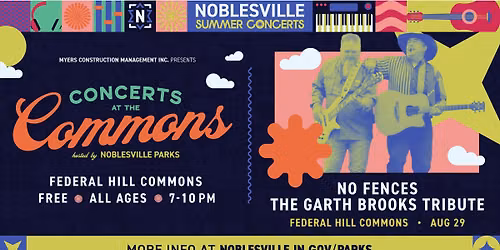 Concert at the Commons: No Fences Garth Brooks Tribute with opener Brett Wiscons Group