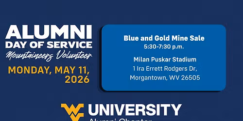 Blue and Gold Mine Sale Volunteering
