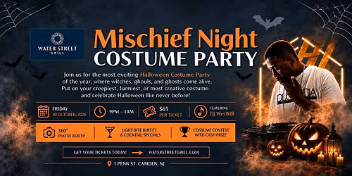 MISCHIEF NIGHT COSTUME CONTEST WITH DJ WESWILL!!