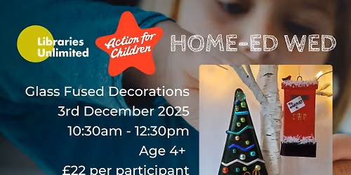 Glass Fused Christmas Decorations