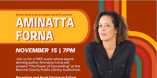 Acclaimed Author Aminatta Forna to speak at Writers Guild event 