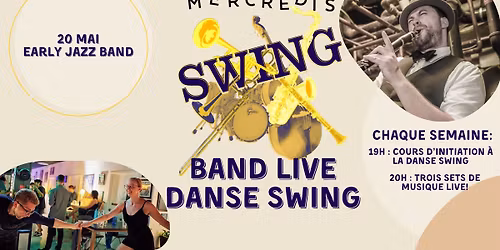 Le Early Jazz Band aux Mercredis swing!
