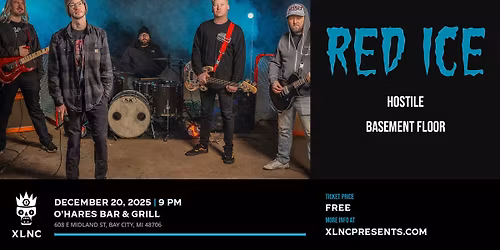 Red Ice | December 20 at O'Hares Bar & Grill