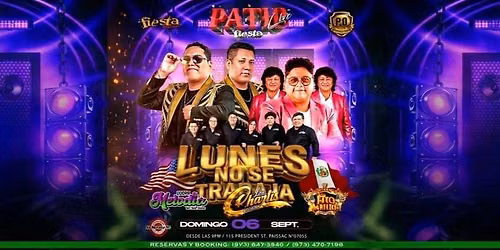 GRUPO MELODIA, LOS CHARLIS DE LA CUMBIA, FITO RAMIREZ Y ORQUESTA