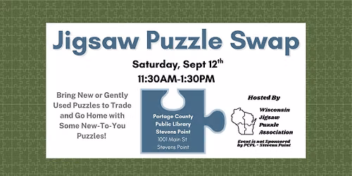 Stevens Point - State Wide Puzzle Swap - Hosted by WI-JPA
