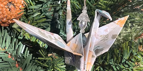 \ud83c\udf84\u2728 Origami Crane Ornament Workshop \u2728\ud83c\udf84