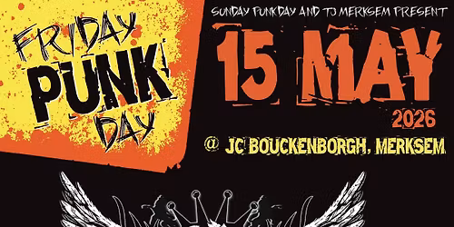 15 Mei : TJ Merksem & Sunday Punkday present: BERELOR + MIDNIGHT TATTOO + FLICK KNIVES: Bouckenborgh