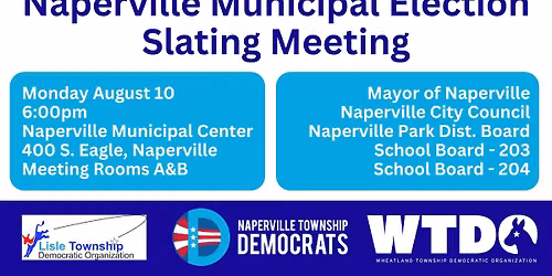 Naperville Municipal 2027 Candidate Slating Meeting