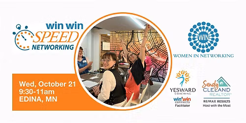 Win\/Win Speed Networking with Women in Networking (WIN): Edina, MN