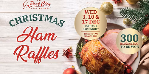 Port City Christmas Ham Raffles