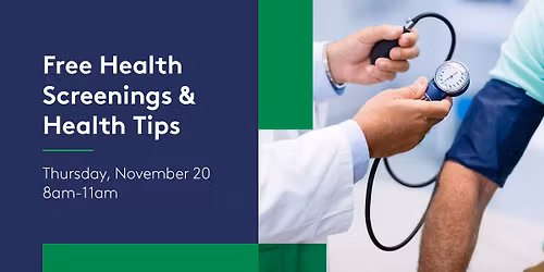 Free Health Screenings and Health Tips