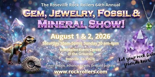 Roseville Gem Jewelry Fossil and Mineral Show