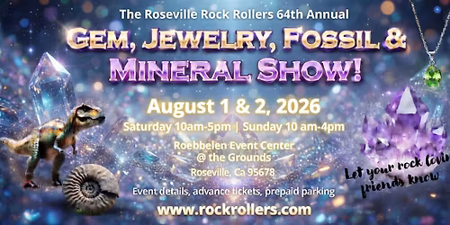 Roseville Gem Jewelry Fossil and Mineral Show