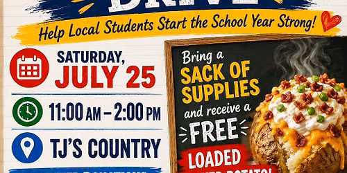 School supply drive