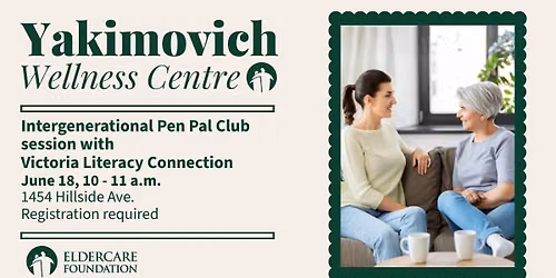 Intergenerational Pen Pal Club session with Victoria Literacy Connection