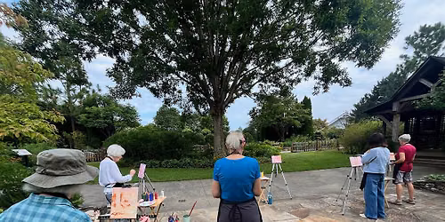 Autumn Plein Air Painting in the Gardens
