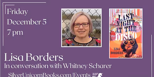 An Evening with Author Lisa Borders! In Conversation with Whitney Scharer