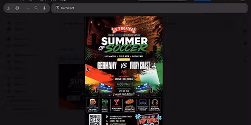 Germany vs Ivory Coast \u2022 Summer of Soccer Watch Party at La Tropical Miami