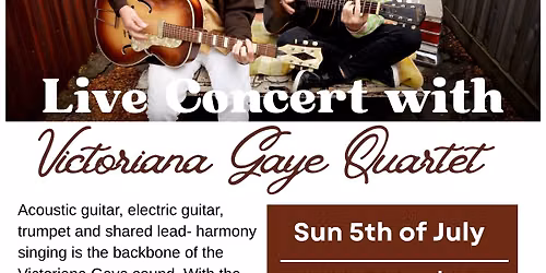 Victoriana Gaye Quartet Concert