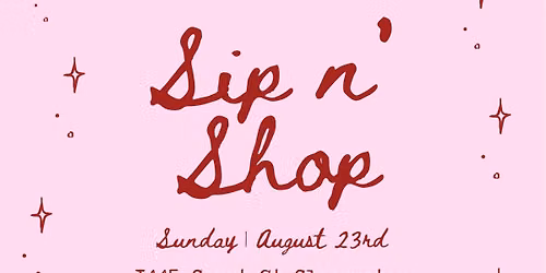 Sip N\u2019 Shop\ud83e\udd42\ud83d\udecd\ufe0f