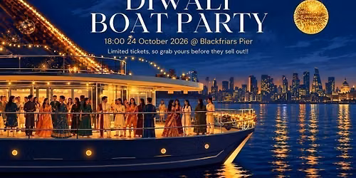 KCL India Society Diwali Boat Party 2026!