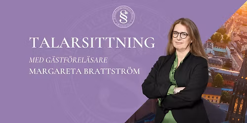 Talarsittning med Margareta Brattstr\u00f6m