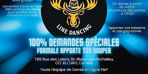 Journée-Souper Danse en ligne P&P