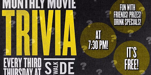 Monthly Movie Trivia (FREE!)