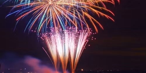 Forty foot village hall firework display