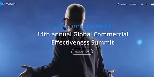 Global Commercial Effectiveness Summit in Madrid, Spain 2026