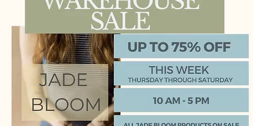 Jade Bloom Warehouse Sale