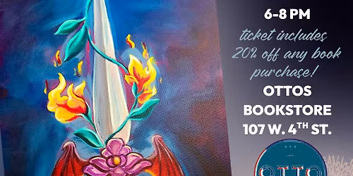 Fire & Ash Paint & Sip at Otto Bookstore