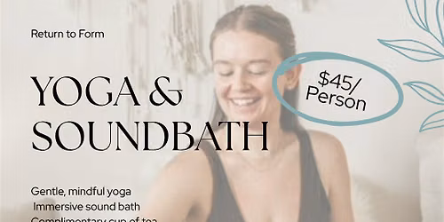 Yoga and Sound Bath