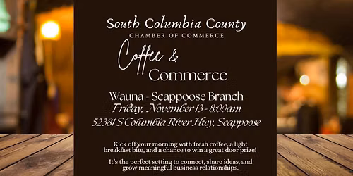 Coffee & Commerce - Wauna Scappoose Branch