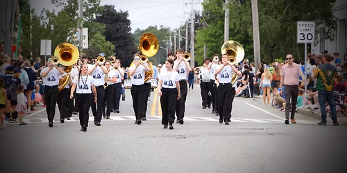 FHS Marching Band in Foxboro Founder's Day Parade