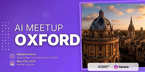 Mindstone Oxford May AI Meetup