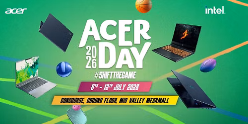 Acer Day 2026: SHIFT THE GAME @ Mid Valley Megamall