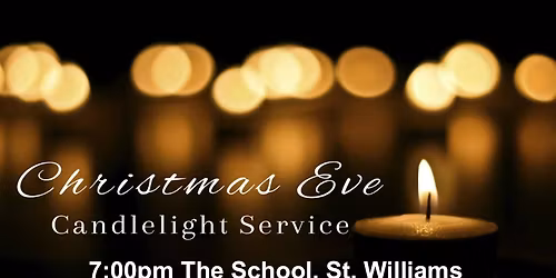 Candle ight Christmas eve Service