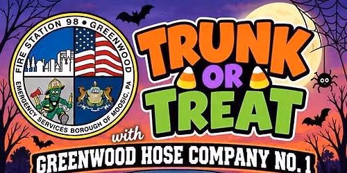 Trunk or Treat 2026 at Greenwood Hose Co. No. 1