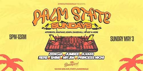 Palm State Sundays @ Backyard