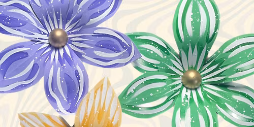 Craft Happy Hour: Mardi Gras House Flowers with Re Howse